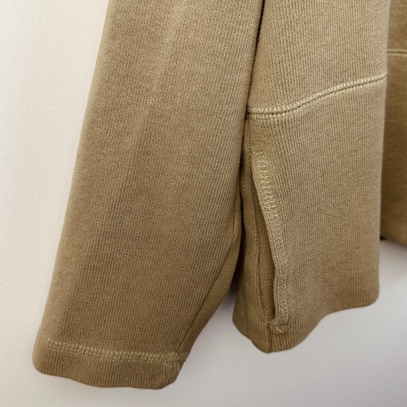 Orvis zip-up Hoodie - Khaki Grn - 100% Cotton - Size L - Picture 7 of 7